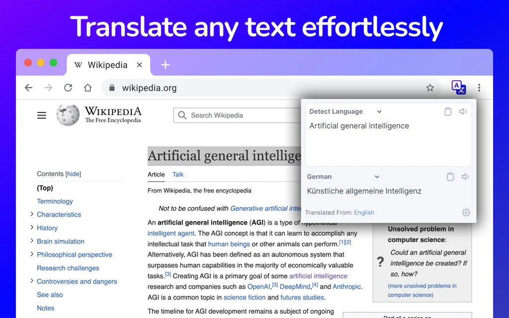 Multilanguage Translator Screenshot Image