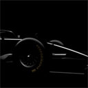 Black Racecar Silhouette