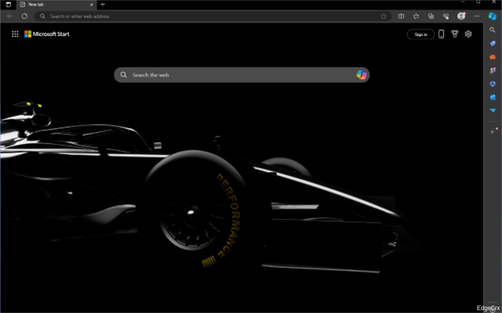 Black Racecar Silhouette Screenshot Image #2
