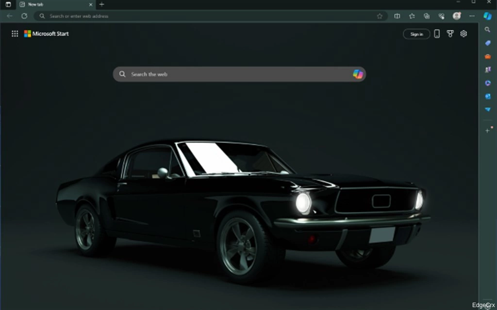 Black Muscle Car Screenshot Image #2