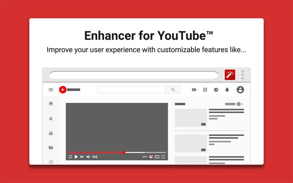Enhancer for YouTube Screenshot Image