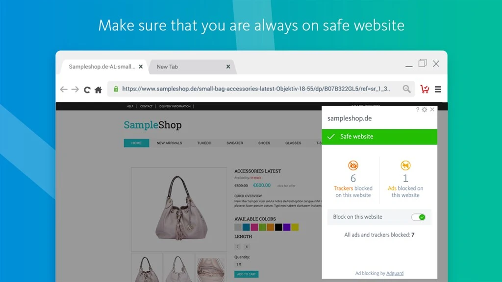 Avira Safe Shopping Screenshot Image