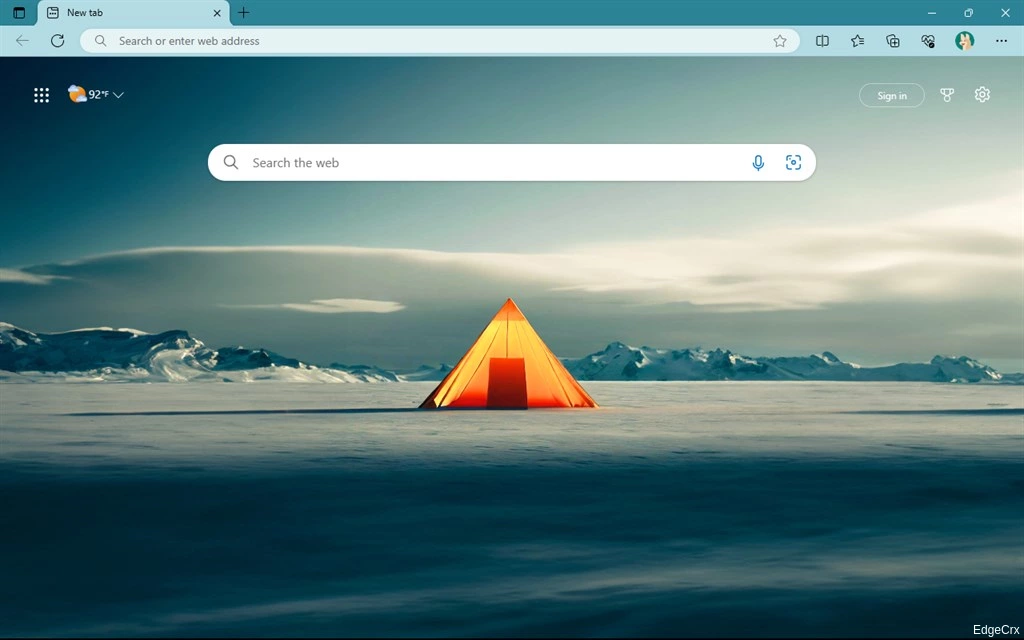 Serenity Tent Screenshot Image