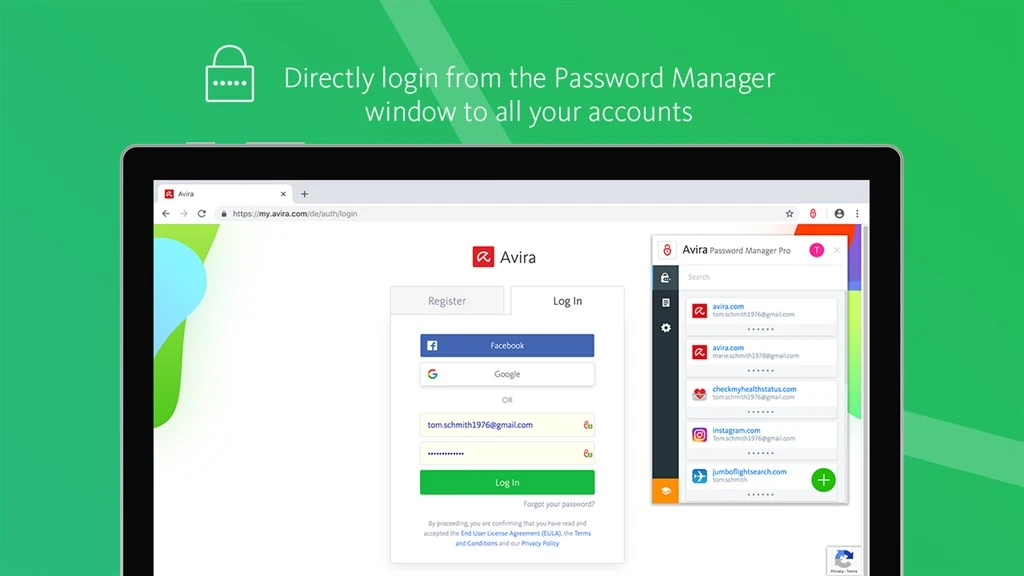 Avira Password Manager Screenshot Image #6